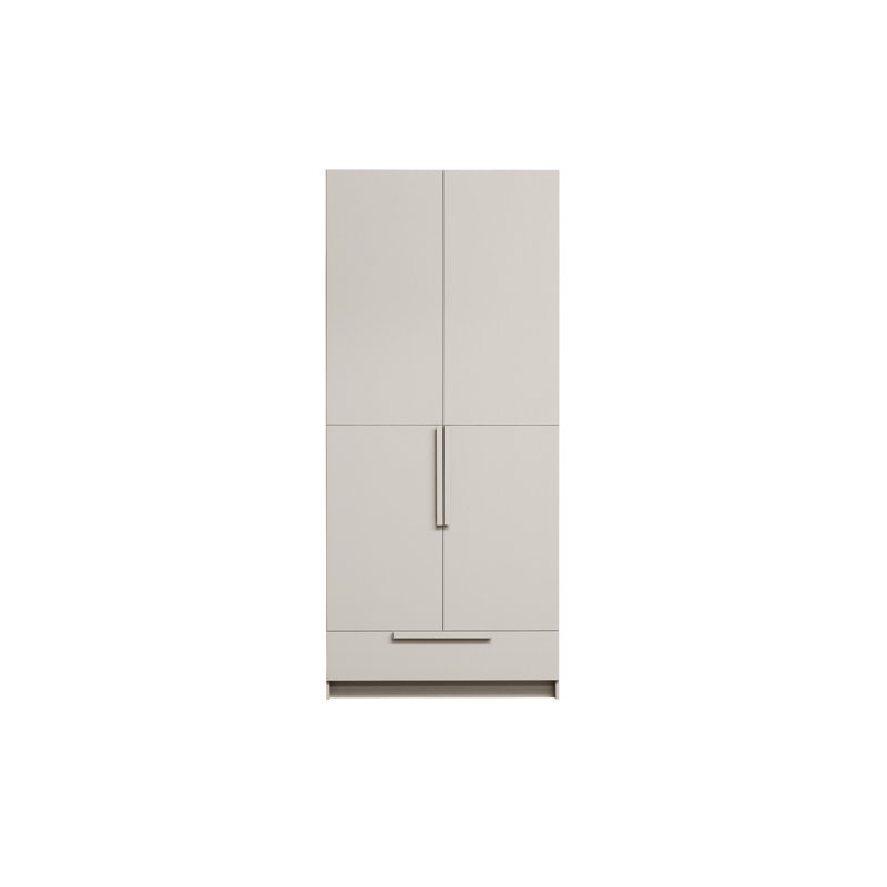Pure 2 Door Manufactured Wood Wardrobe