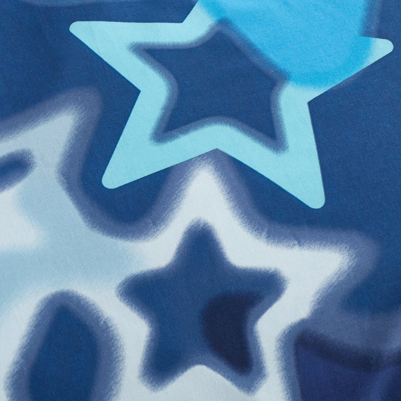 Ombre Stars Fitted Sheet, Single (3')