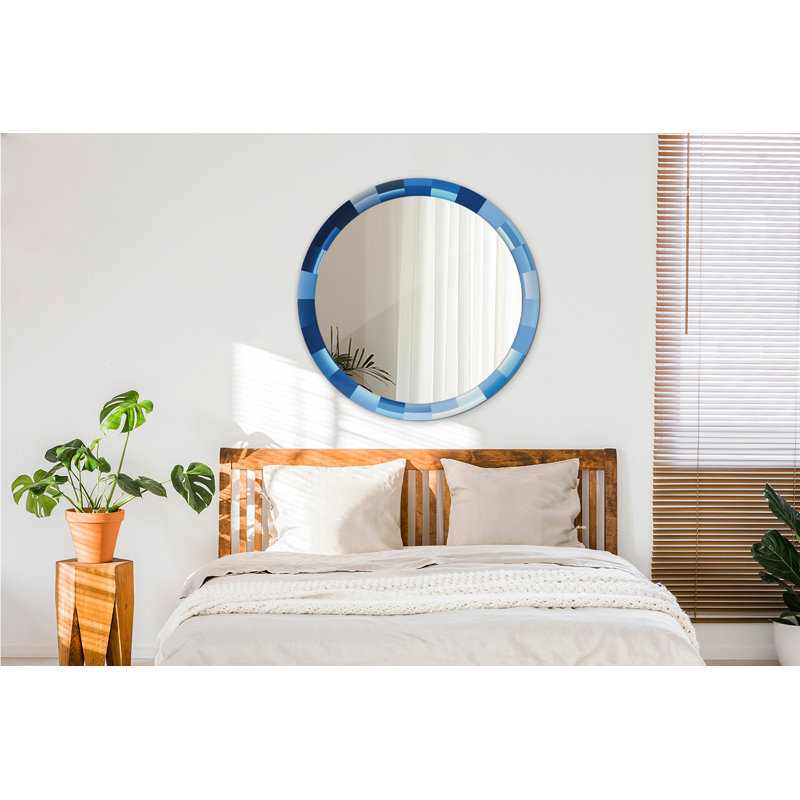 Huldar Glass Flat Wall Mirror