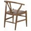 Chaise d'appoint de salle à manger en bois guinée (ensemble de 2)-775086033-775086032