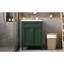Meuble-lavabo 24 po avec 2 portes et tiroir escamotable, armoire de rangement de salle de bain avec lavabo, portes à fermeture en douceur avec organisateurs-1469283415