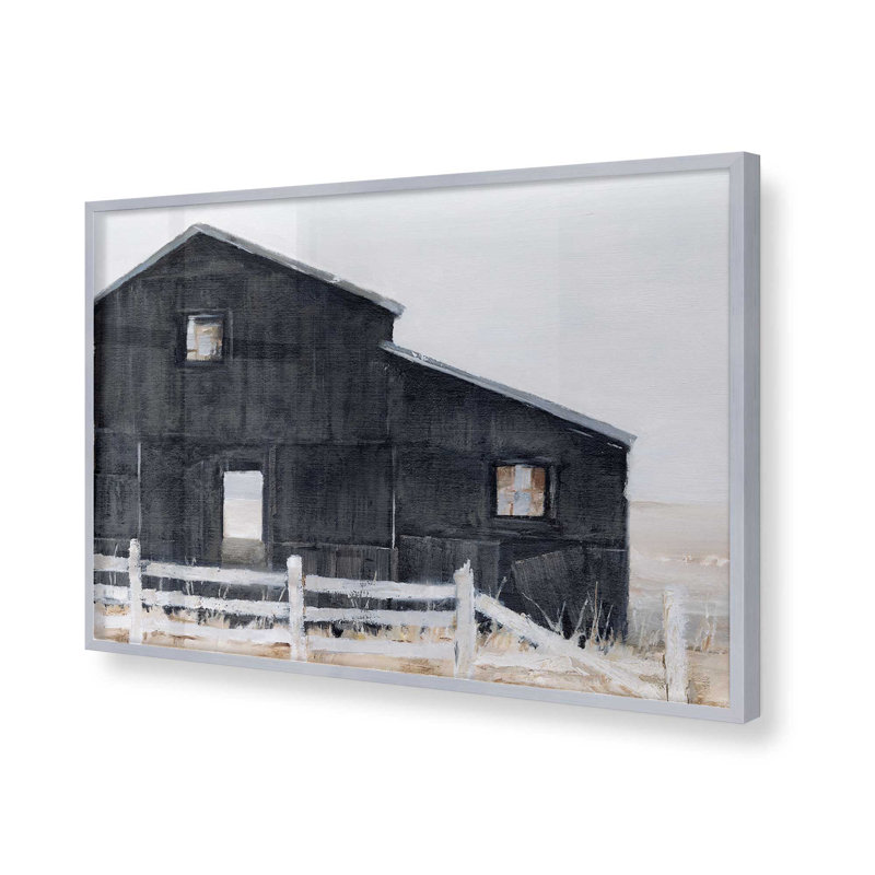 Grange noire patinée I, Argent argent, H 12,25 po x l 15,25 po