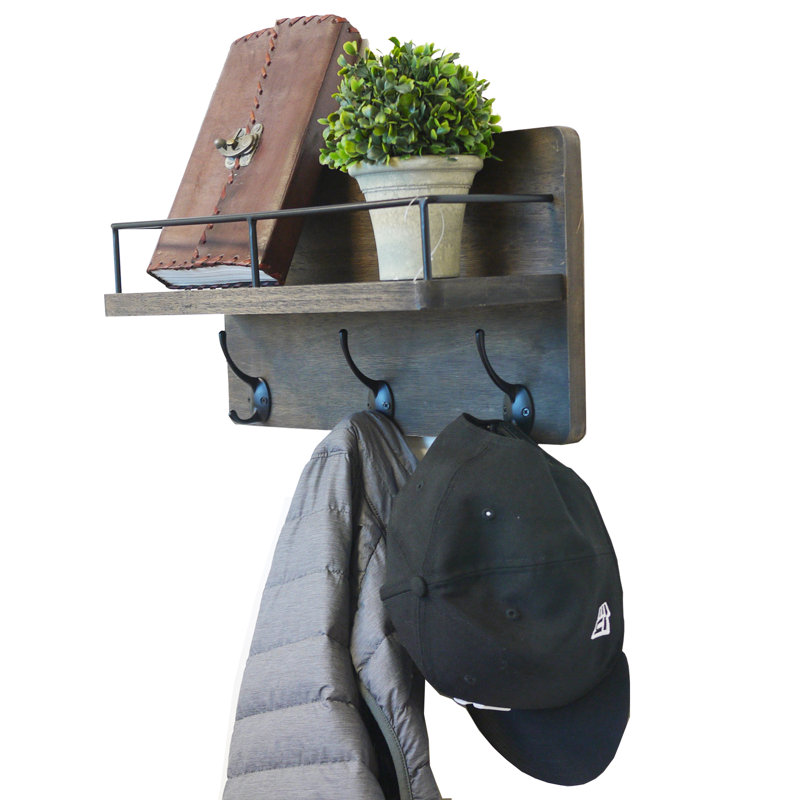 Movses Solid Wood Floating Shelf