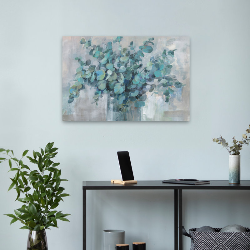 Eucalyptus moderne de style campagne et jardin, H 24 po x l 16 po