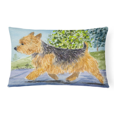 Coussin décoratif intérieur/extérieur norwich terrier