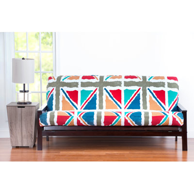 Guro Polyester Box Cushion Futon Slipcover