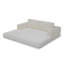 Canapé-lit convertible 2-en-1 pliant, canapé-lit en velours côtelé moderne avec 2 * coussins, canapé-lit modulaire sans dossier avec lit escamotable Futon et canapé-lit pliant pour le salon beige-1986576882-1986576845