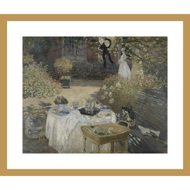 Claude Monet - Estampe numérique encadrée, H 23,5 po x l 27,56 po