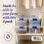 Bac de rangement avec couvercles Homz-71007990-71007991-97291500
