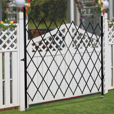 Security Black Metal Gate