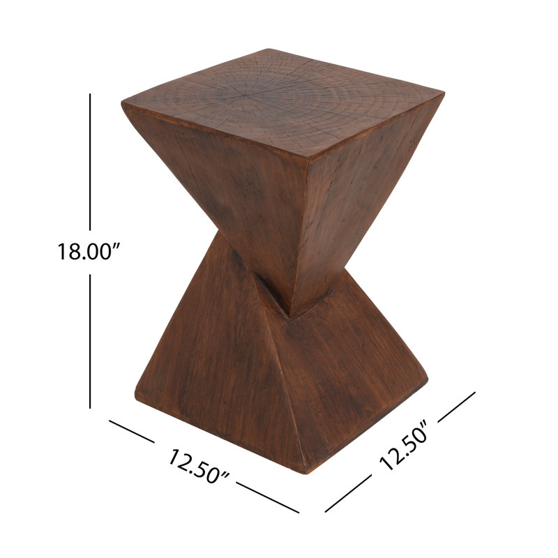 Elegant Modern Magnesium Oxide Side Table For Indoor And Outdoor Use
