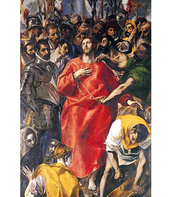 " Undressing Christ " by El Greco