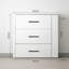 Paquet de 10 poignées d'armoire de 6,3 pouces (160 mm), poignées de tiroir moletées au fini noir mat et chrome poli, quincaillerie d'armoire de cuisine durable avec vis universelles-125002877-125002876