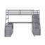 Lit mezzanine double avec tiroirs, tablettes et bureau-1410064273