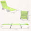 Chaise longue pliante avec 0-180? Dossier inclinable