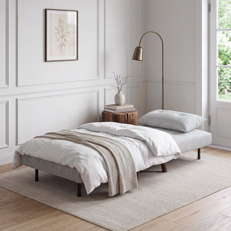Sofa, Light Grey Fabric