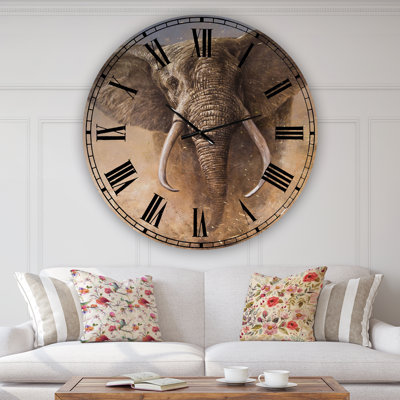 Grande horloge murale d'Afrique