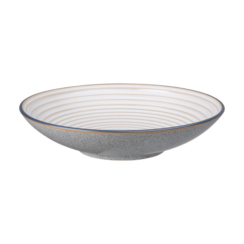 Grand bol strié gris Denby Studio