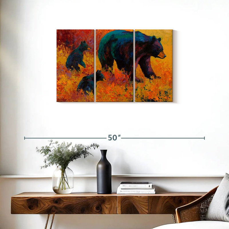 Brampt Double Trouble Black Bear, 20" H x 33" W