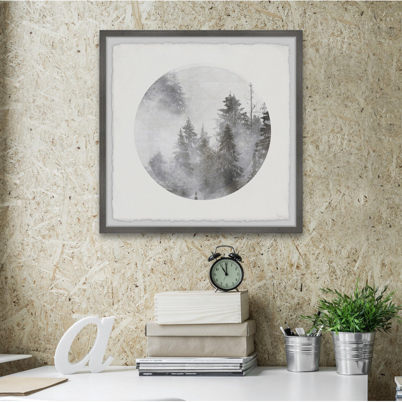 «Misty Magical Forest», reproduction encadrée, L 12 po x H 12 po