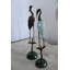 Ensemble de statues en bronze à motif de paires de héron NIFao 8 po x 4 po x 17 po H