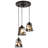 Dimmable 3-Light Cluster  Pendant Light
