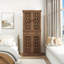 Armoire de rangement à 4 portes avec 1 tiroir et 4 tablettes intérieures réglables