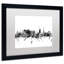 « édimbourg horizon b&w », impression encadrée-17770864