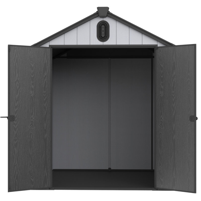 Remise de rangement en plastique 6 x 8 pi - Outils d'extérieur et remise de jardin