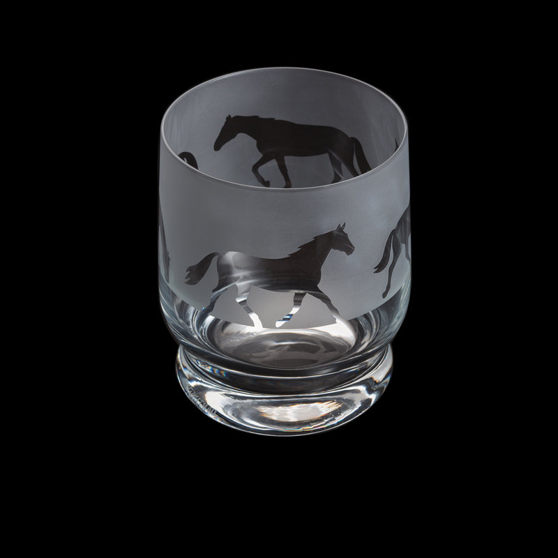 Dartington Crystal Aspect Horse 350ml Drinking Glass