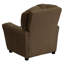 Contemporary Kids Recliner with Cup Holder-1550057903