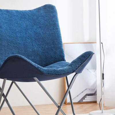Fauteuil papillon surdimensionné - Comfy Cozy Nightfall - bleu marine