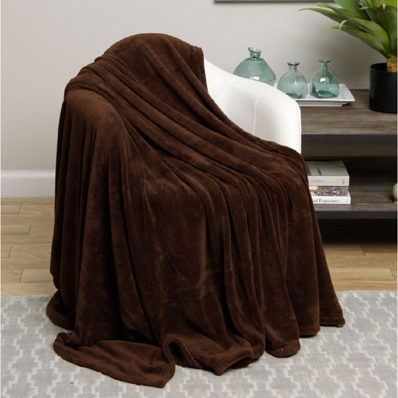  Couverture unie Simply Lush, Chocolat, Simple