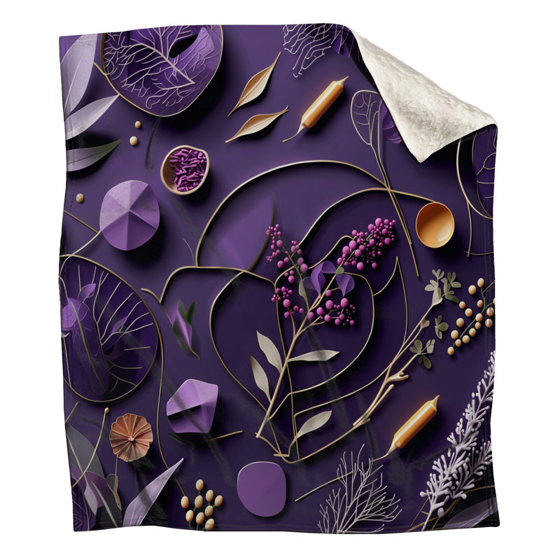 Jeté Botanical, 60 po L x 80 po H