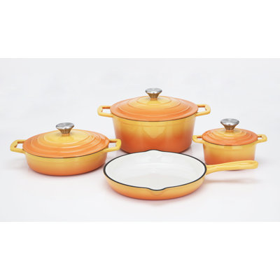 7 - Piece Cast Iron Cookware Set