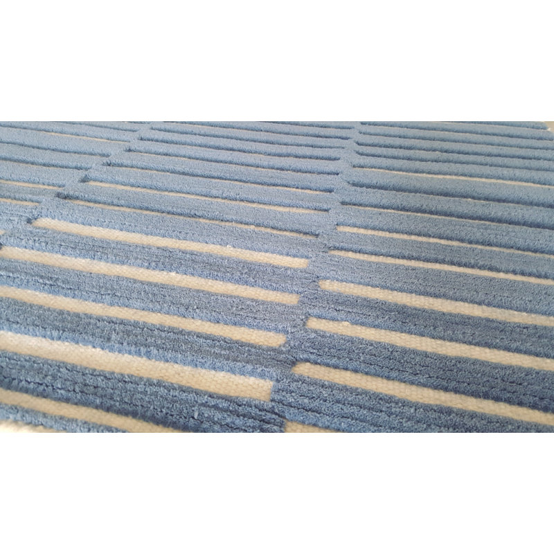 Photo Striped Hand Woven Area Rug, Rectangular 160 x 230cm
