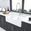 Évier de cuisine polyvalent en céramique à double cuve pour des espaces de cuisson élégants et pratiques