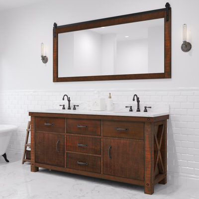 Aberdeen 72" Bath Vanity with Mirror