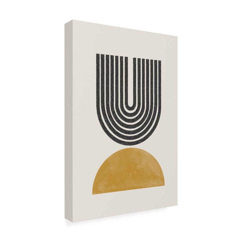 Moderne et contemporain Mid Century Modern No1, H 19 po x l 12 po x P 2 po