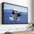 " Jumping Couple Orcas Wall Art "-705730285