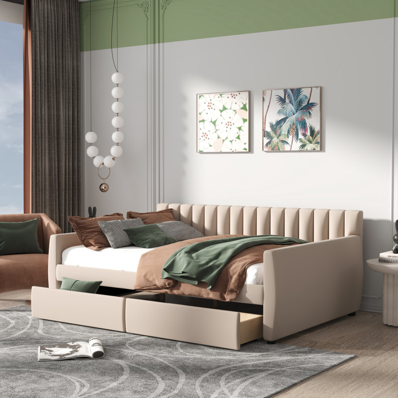 Lit de jour Jeanel, Beige