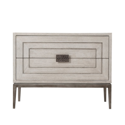 Genevra 2 - Drawer Solid Wood Nightstand