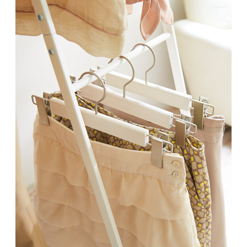 White 2-Level Coat Rack with Umbrella Stand