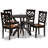 Lipan 4 - Person Four Leg Dining Set-1495778511-1495778546