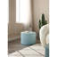 Ensemble de 2 tables gigognes en MDF pour salon / aire de loisirs, bleu