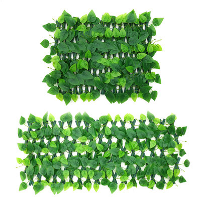 Simulation télescopique de feuille de radis vert en plastique