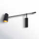 Eros Single Light Steel Dimmable LED Swing Arm Sconce
