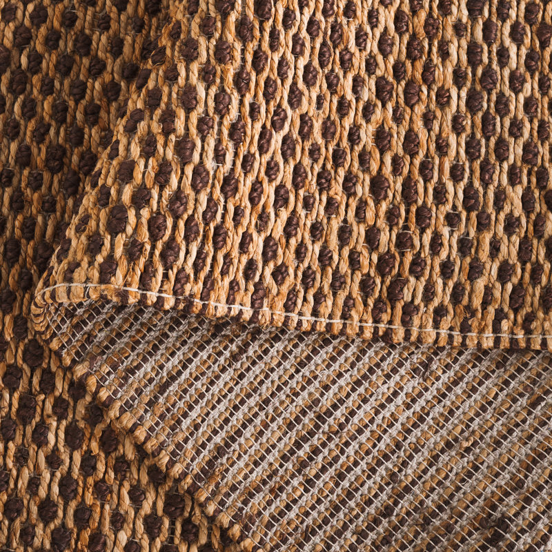 Sven Natural Fiber Pit Loomed Jute Rug, Rectangle 5' x 8'