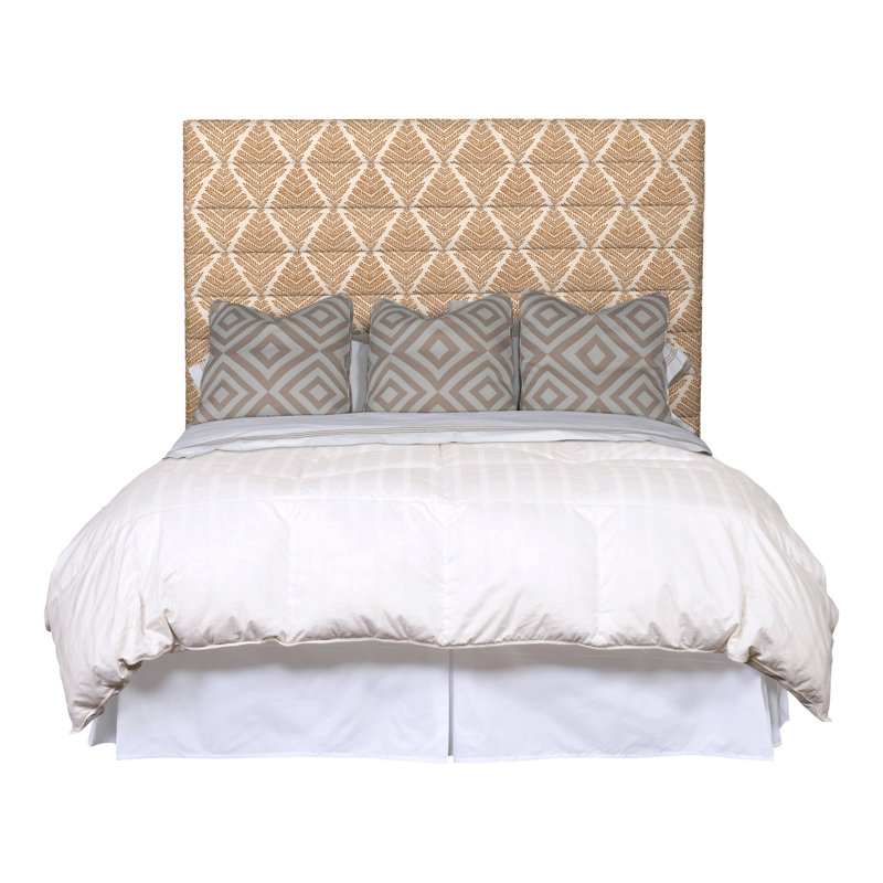 Kelsey King Upholstered Panel Headboard, Perigold Emmeline Gilded