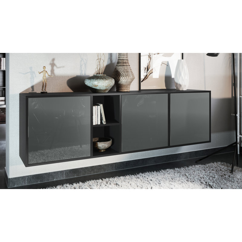 Argaki 182cm Sideboard, Without LED, Grey